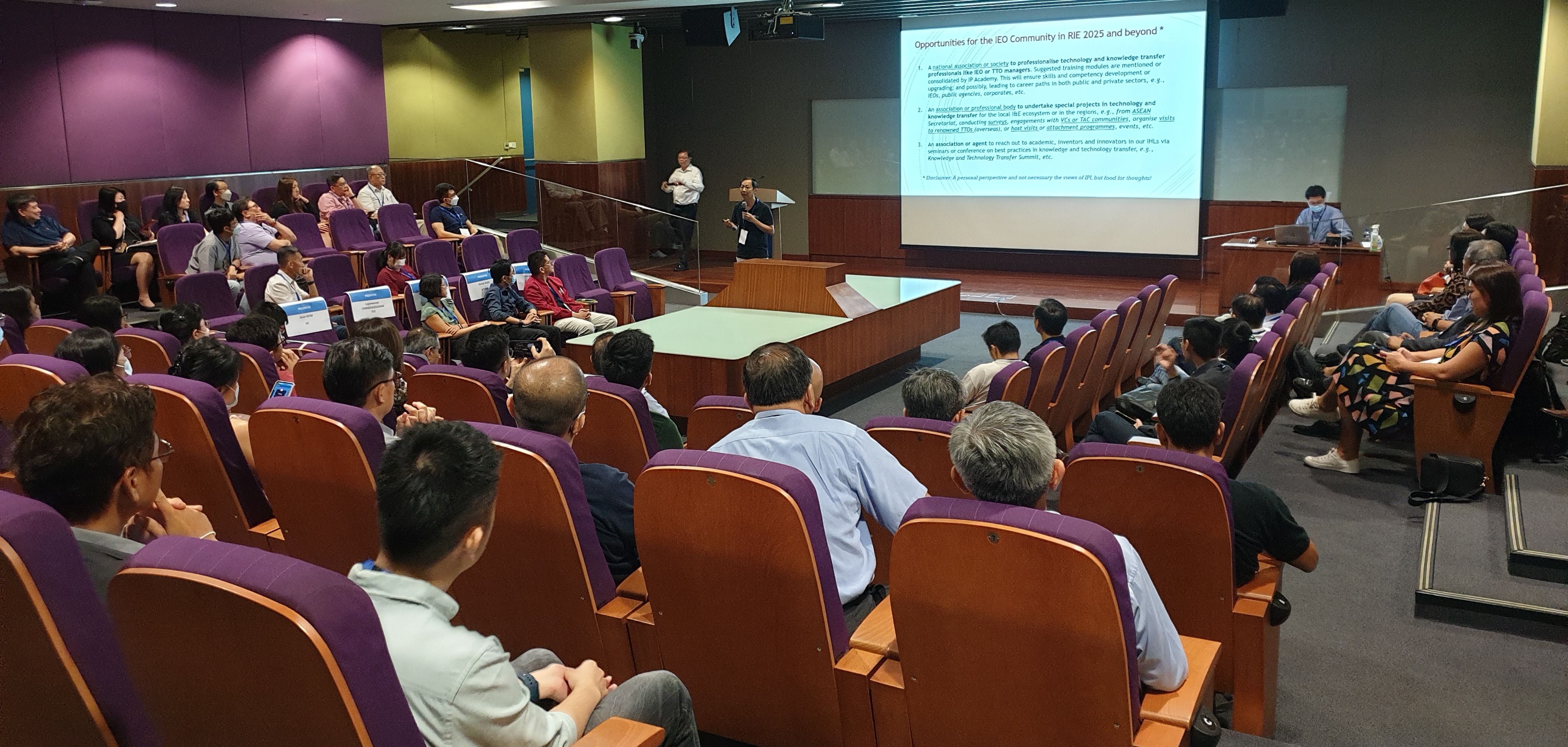 IPI CTO, Dr Sze Tiam Lin, sharing on potential opportunities for the IEO Community.