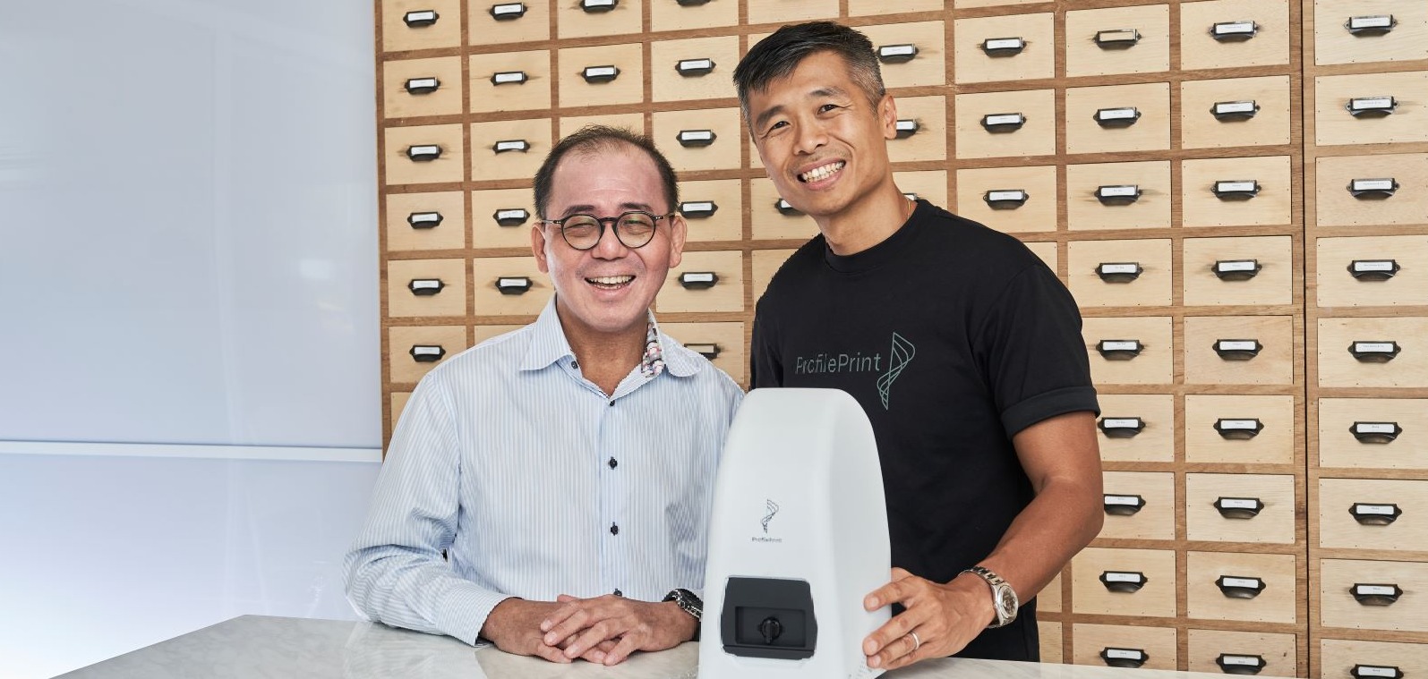 (L-R) Phey Teck Moh - IPI Innovation Advisor and Alan Lai - ProfilePrint